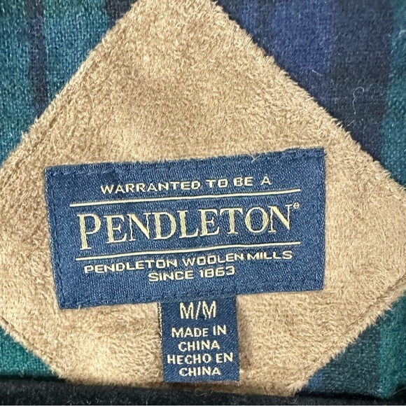 Pendleton Women Fuzzy Teddy Full Zip Coat Jacket Size Medium - Picture 4 of 7
